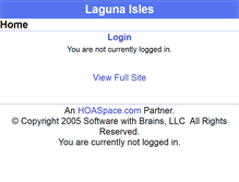 Tablet Screenshot of lagunaisles.org